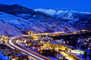 Vail at night