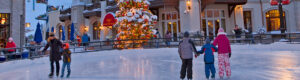 people skating on a Vail ice rink