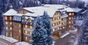 Tivoli Lodge Vail Colorado during wintertime