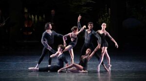 dance troupe poses on stage for the Vail Dance Festival Tivoli Lodge Vail Colorado