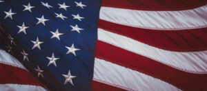 close up of American Flag for Martin Luther King Jr Day Tivoli Lodge Vail Colorado