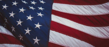 close up of American Flag for Martin Luther King Jr Day Tivoli Lodge Vail Colorado