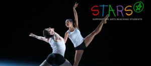 STARS Balletx ad with male and female dancers doing jumps Tivoli Lodge Vail Colorado